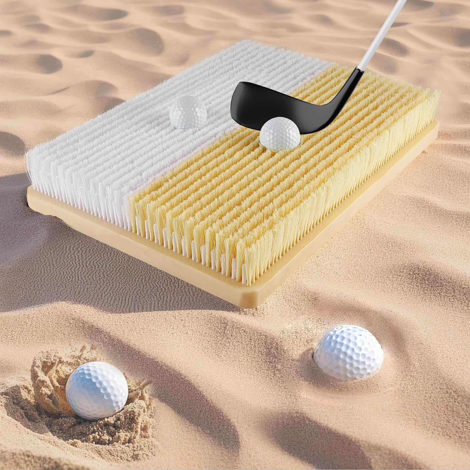 Amazon.com : Golf Bunker Practice Mat – Dual Sand Trap
